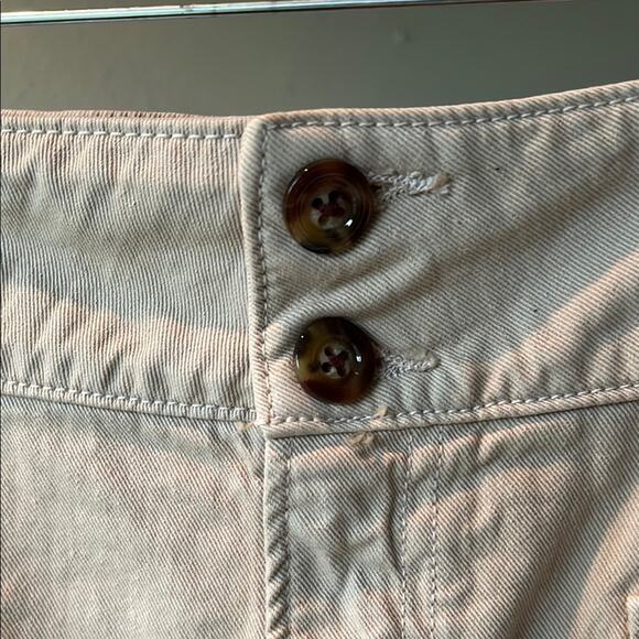 NWOT. Veronica Beard Blake Raw Edge 100% Cotten Utility Pants - Picture 6 of 8